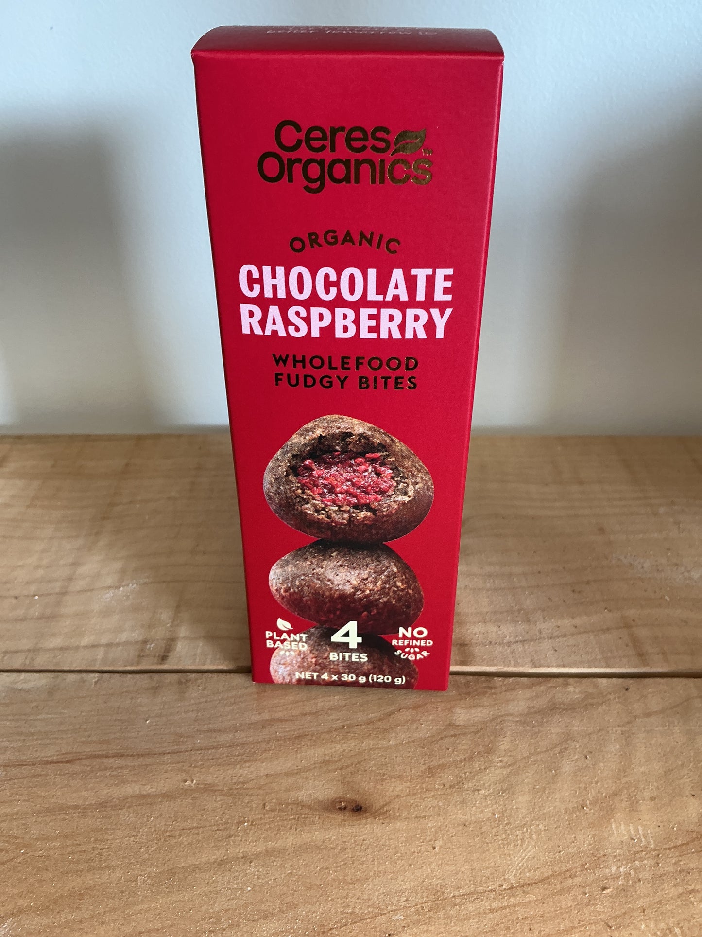 Ceres Chocolate Raspberry Bites 4 Pack