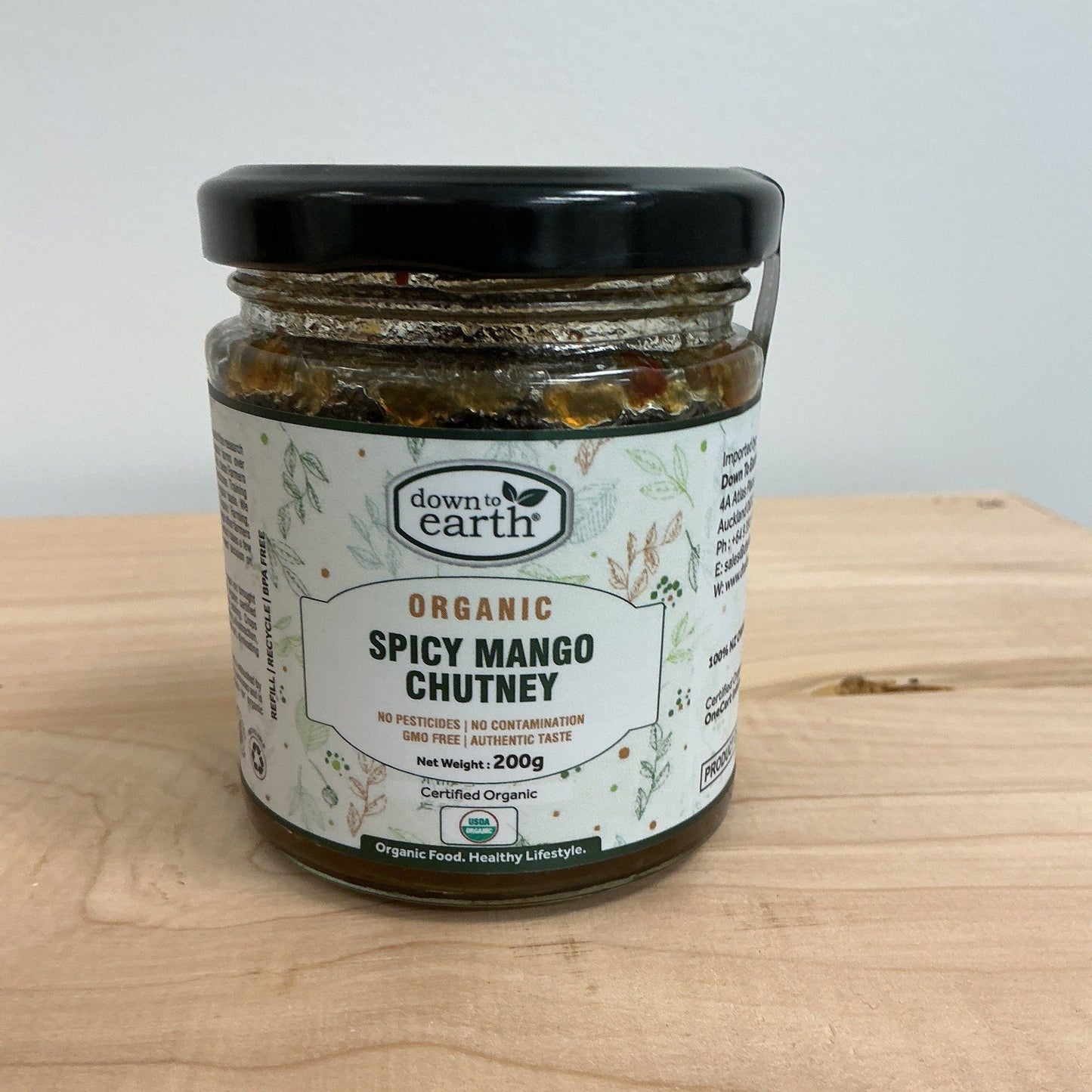 Down to Earth Spicy Mango Chutney