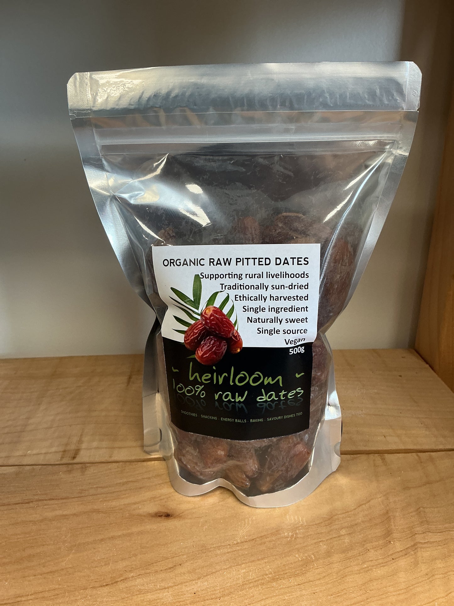 Kokonati Pitted Raw Dates 500g