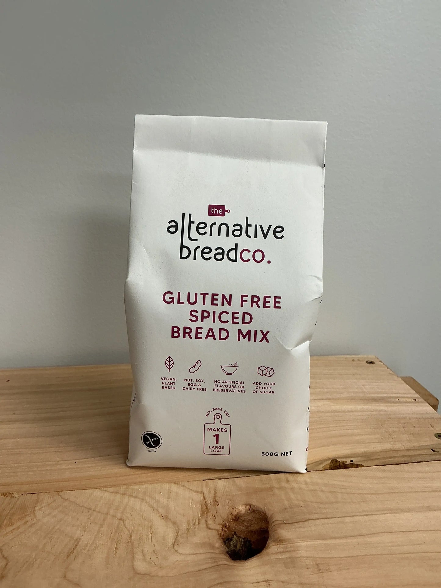 The Alternative Bread Co Gluten Free Spiced Bread mix