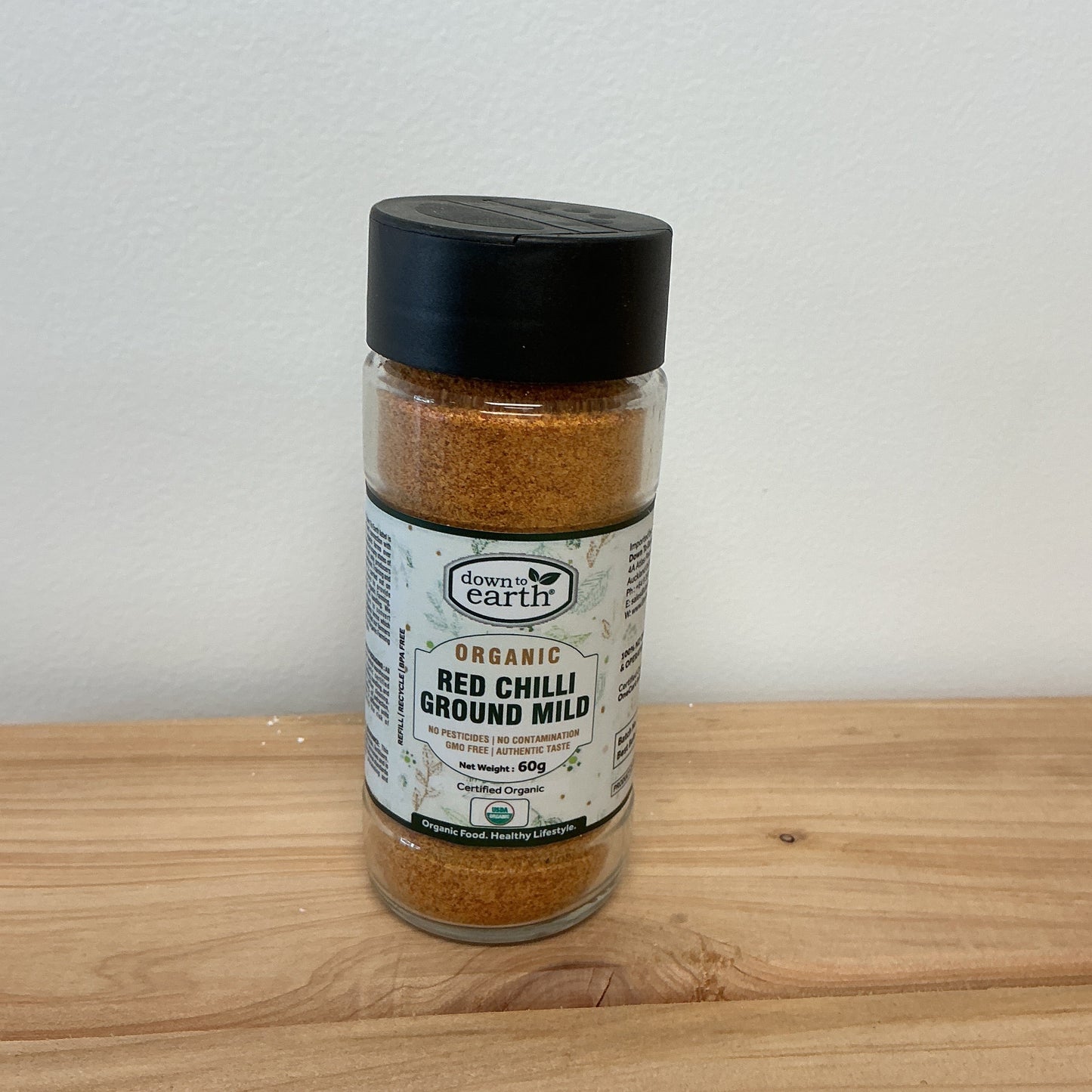 Down to Earth Red Chilli Ground Mild