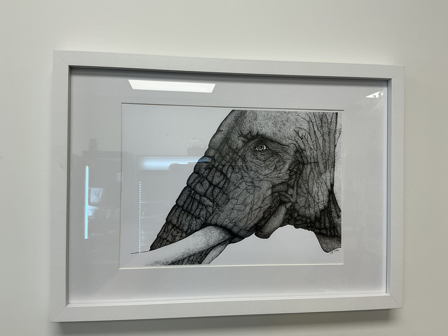 Jasmin Rees Framed Print - Elephant