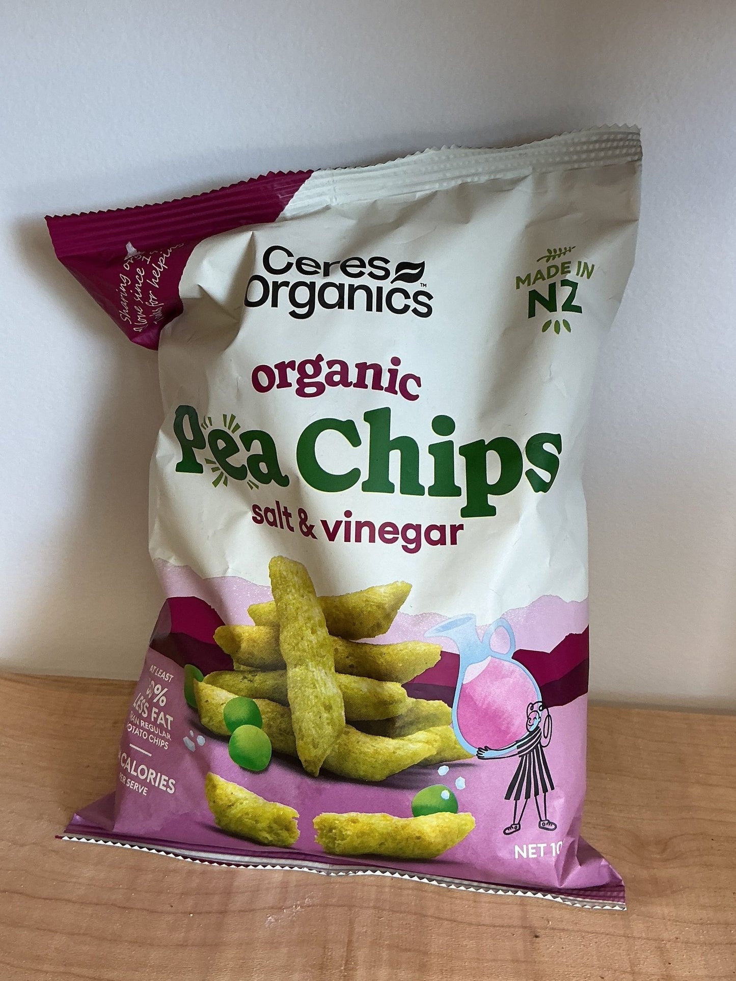 Ceres Pea cups salt and vinegar 100g