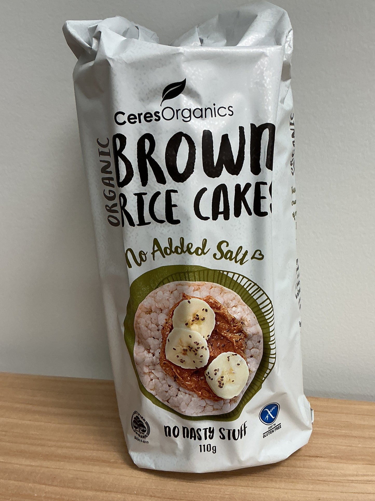 Ceres Brown Rice Cakes Lightly Salted