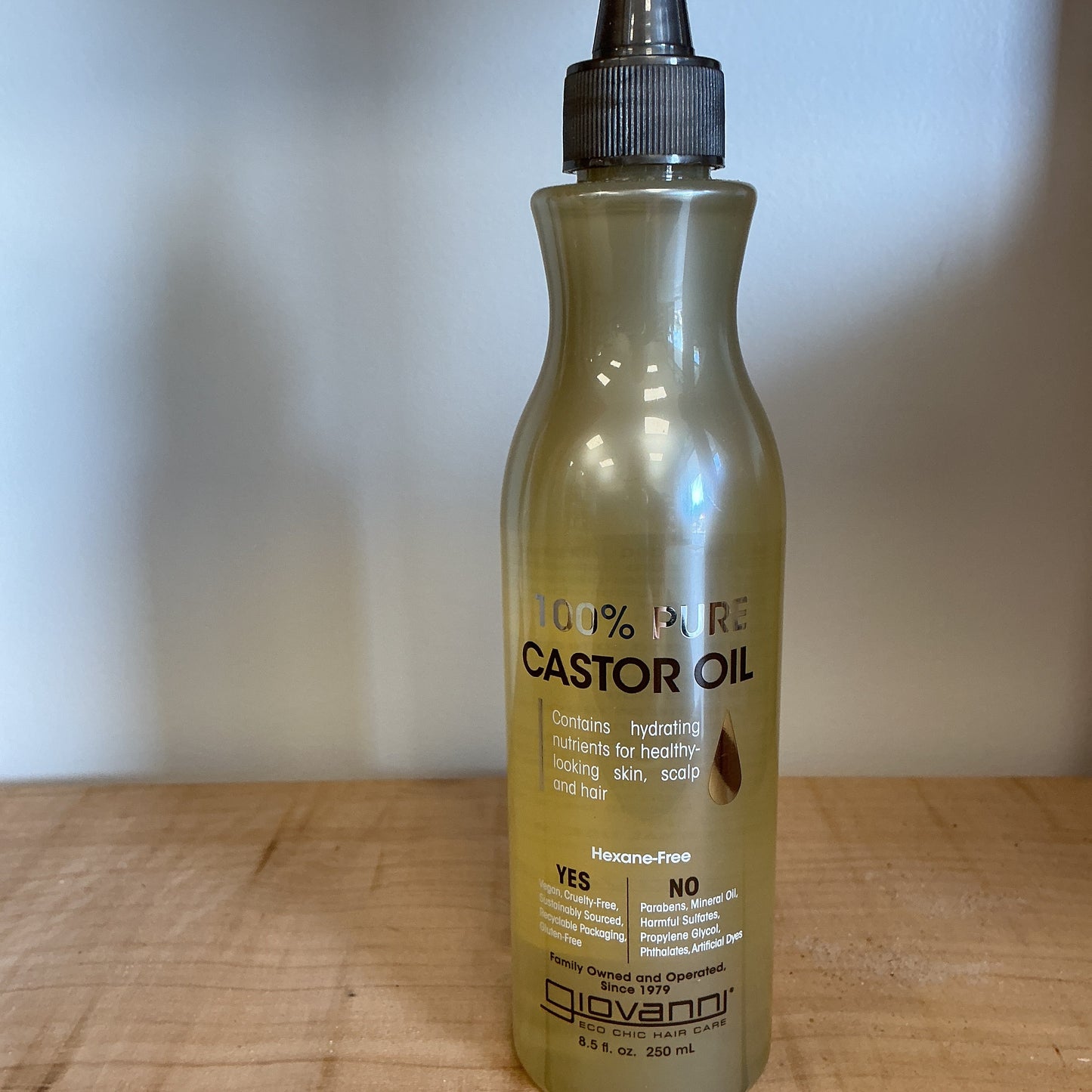 Giovanni Castor Oil 100% Pure 250ml
