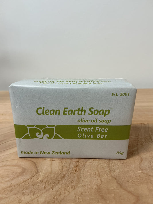 Clean Earth Soap Olive Oil Unscented