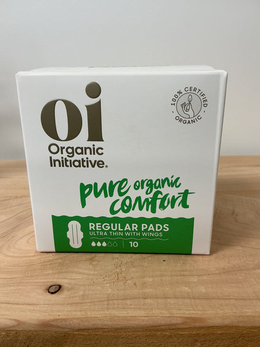 Organic Initiative Regular Pads 10