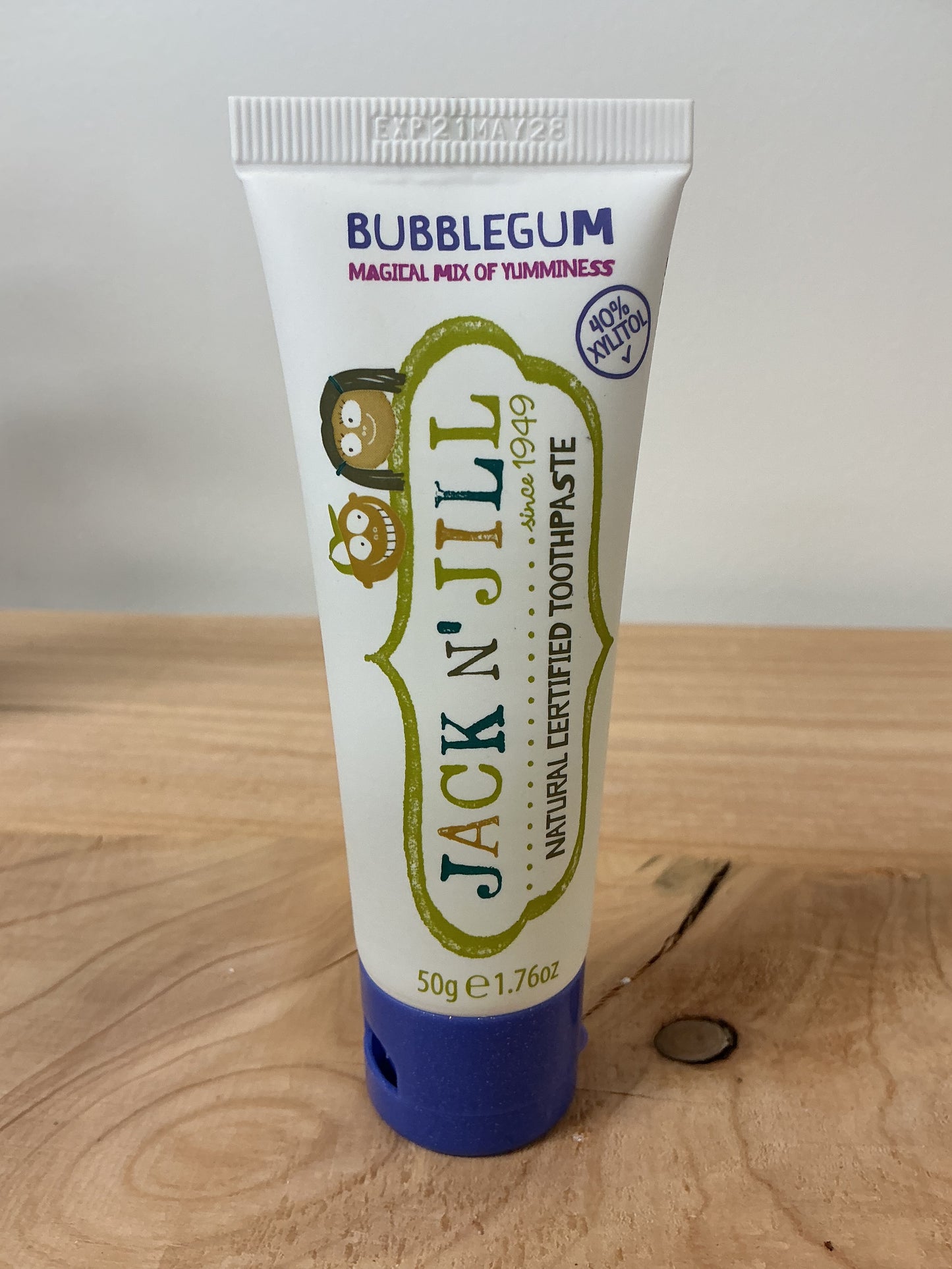 Jack & Jill Bubblegum Toothpaste