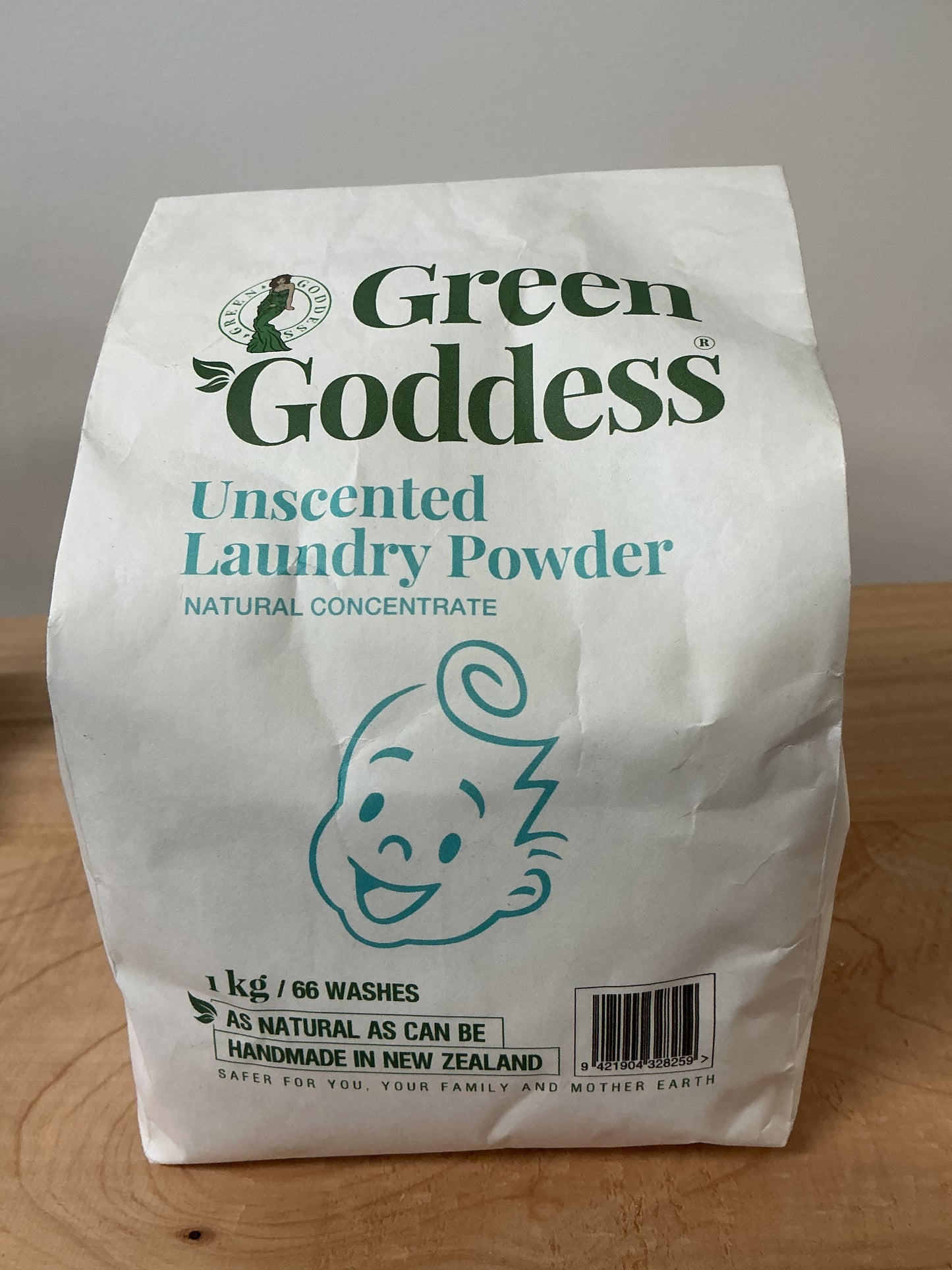Green Goddess Unscented Laundry Powder