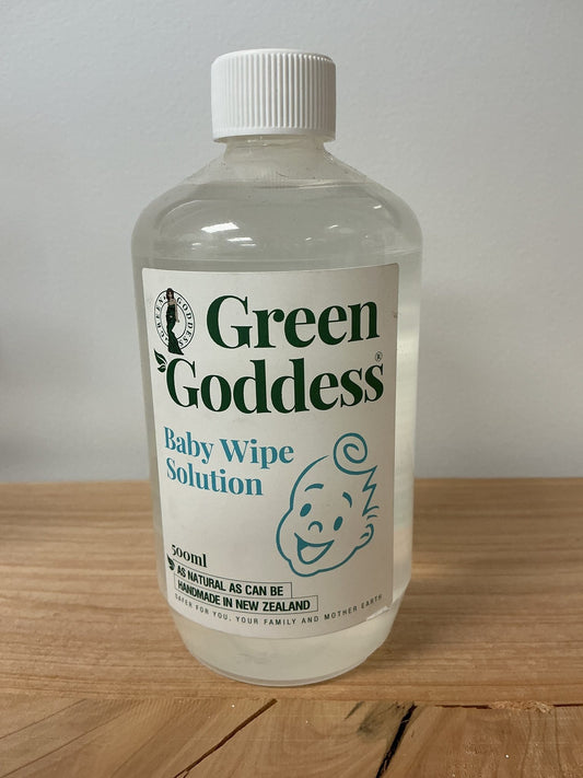 Green Goddess Baby Wipe Solution