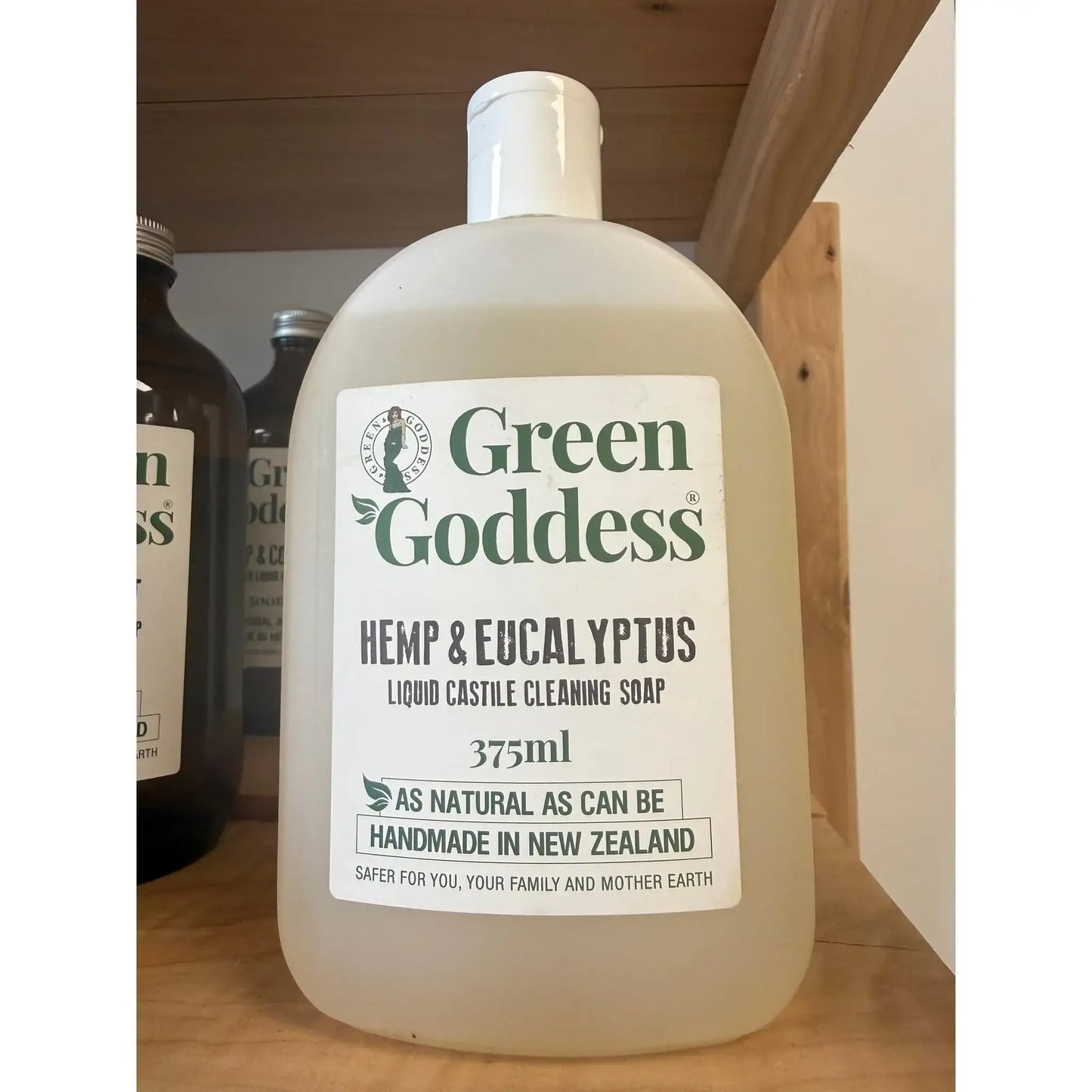 Green Goddess Hemp & Eucalyptus Liquid Castile Soap 375ml
