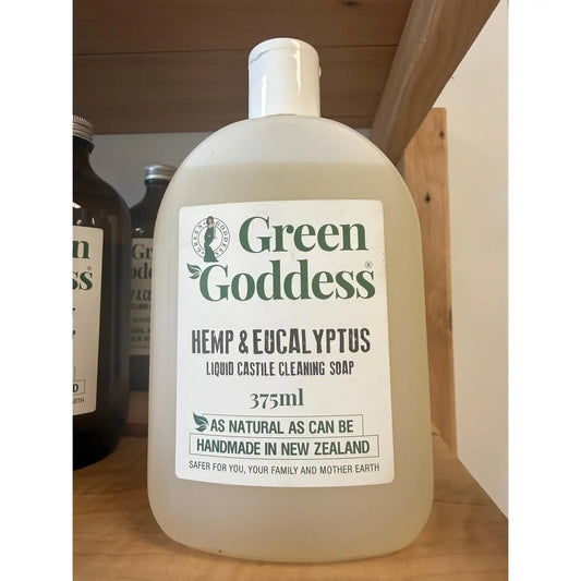 Green Goddess Hemp & Eucalyptus Liquid Castile Soap 375ml