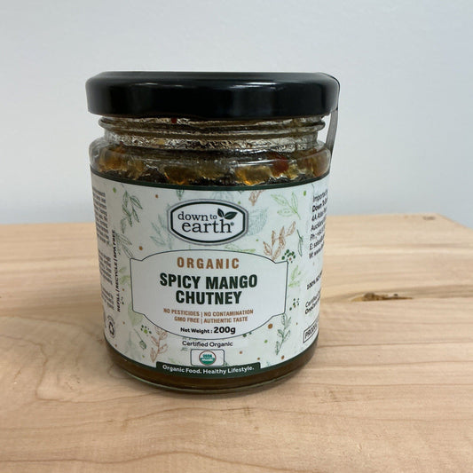 Down to Earth Spicy Mango Chutney