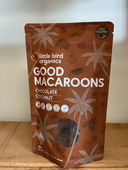 Little Bird Organics Good Macaroons Chocolate & Coconut