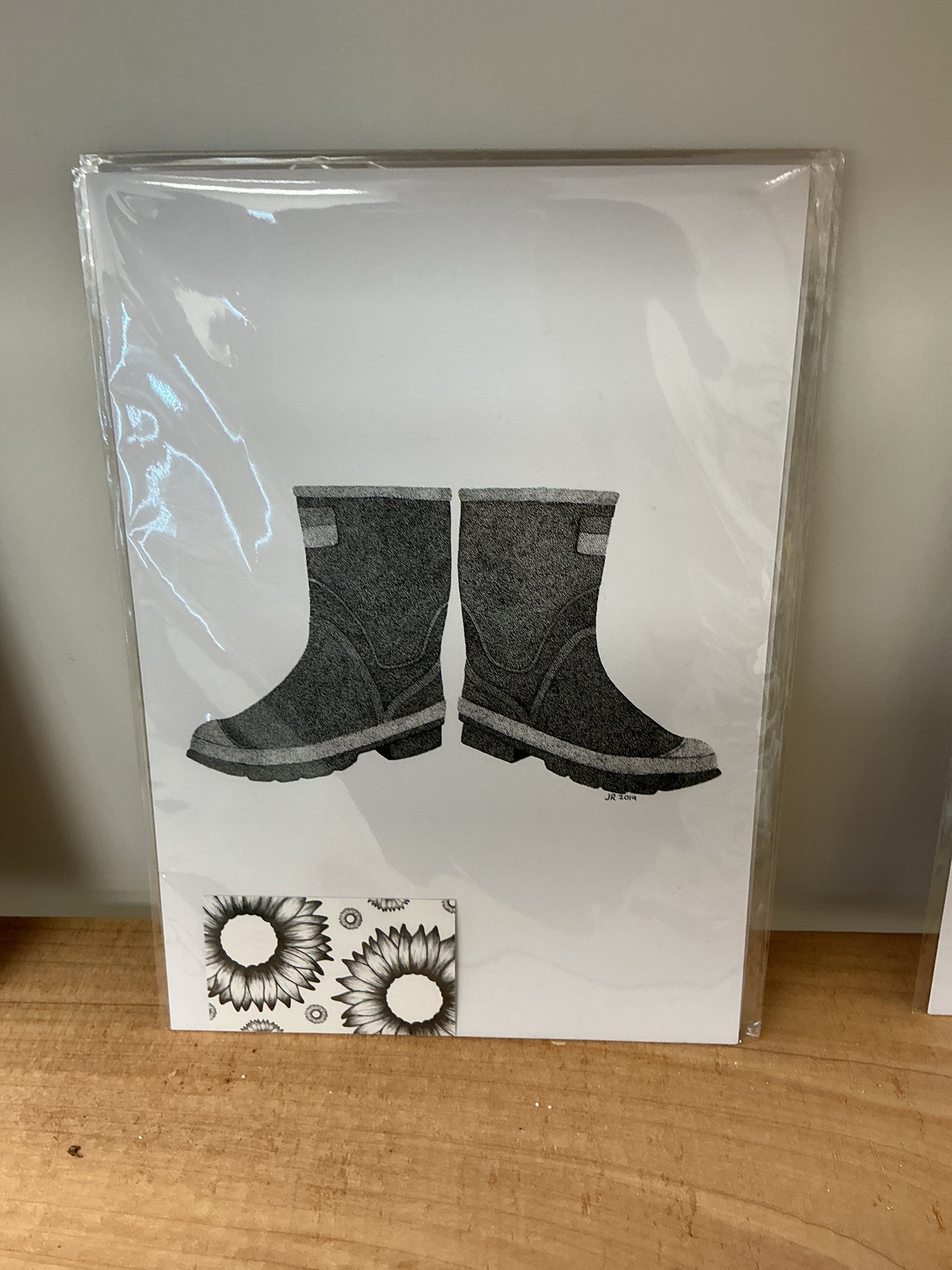 Jasmin Rees A4 Print - Gumboots