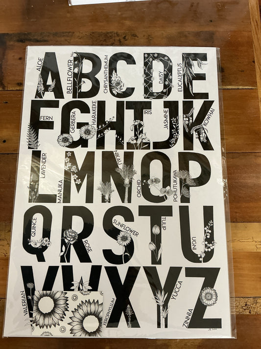 Jasmin Rees A3 Print - alphabet