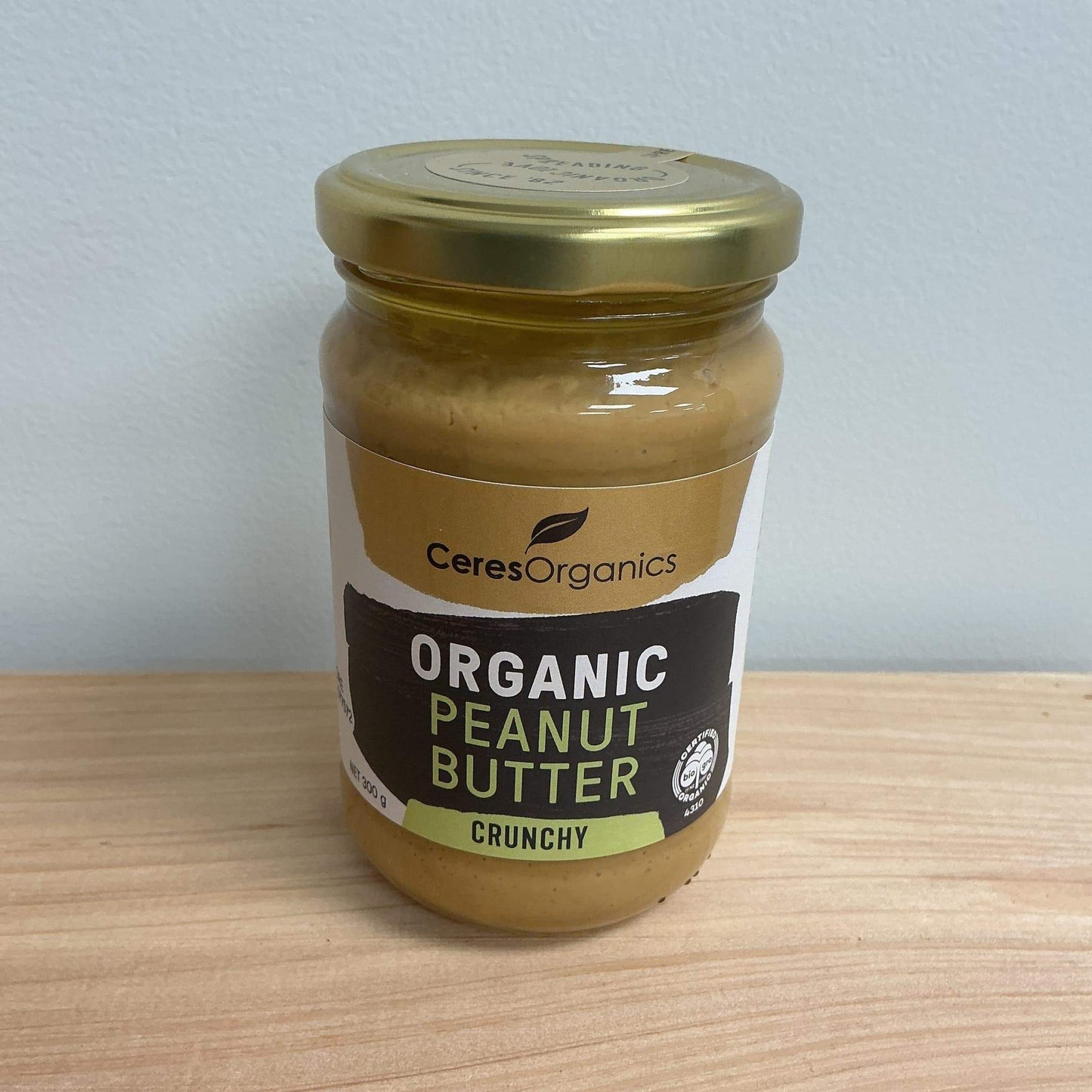 Ceres Organics Peanut Butter Crunchy 300g