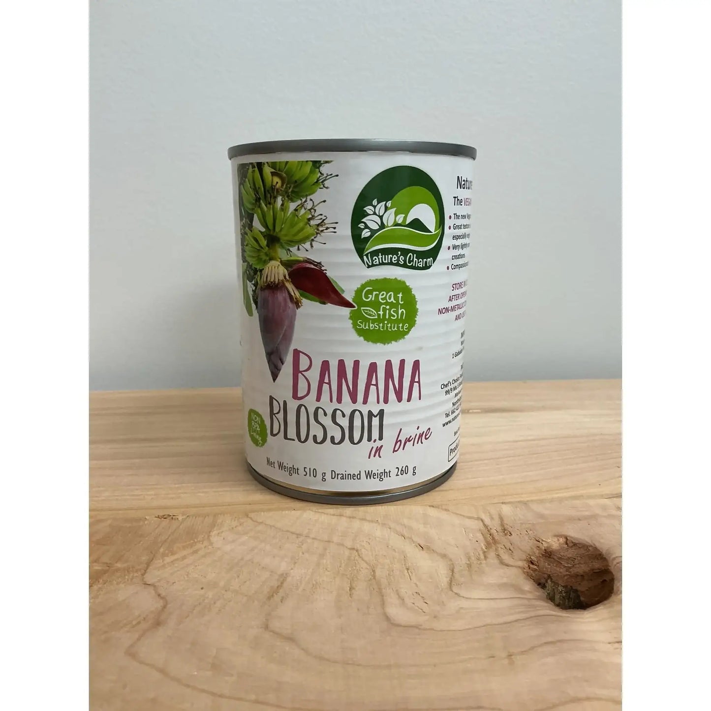 Natures Charm Banana Blossom in Brine 510g