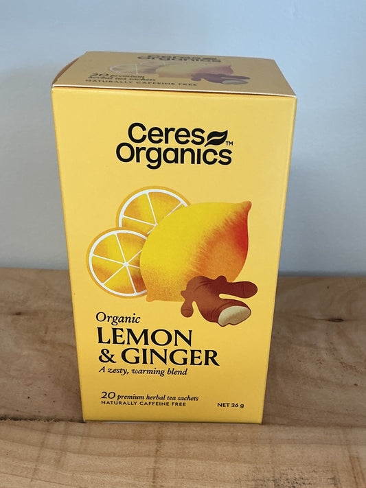 Ceres Organics Lemon and Ginger Tea