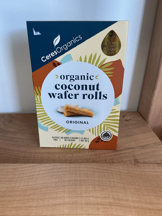 Ceres Coconut Wafer Rolls Original