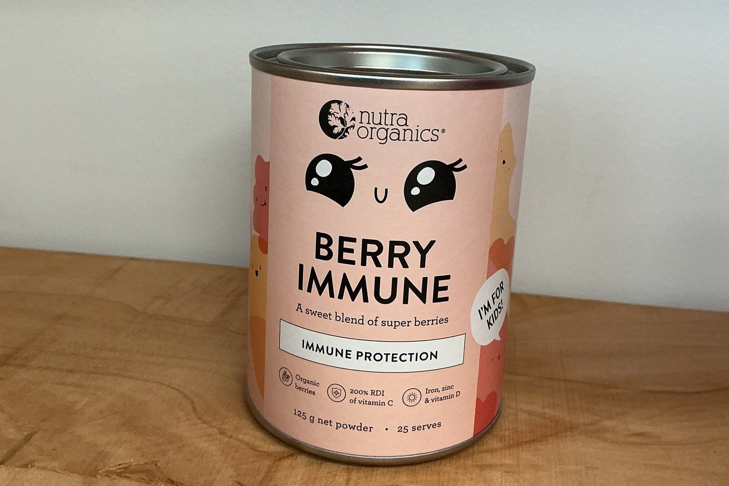 Nutra Organics Berry Immune 125g