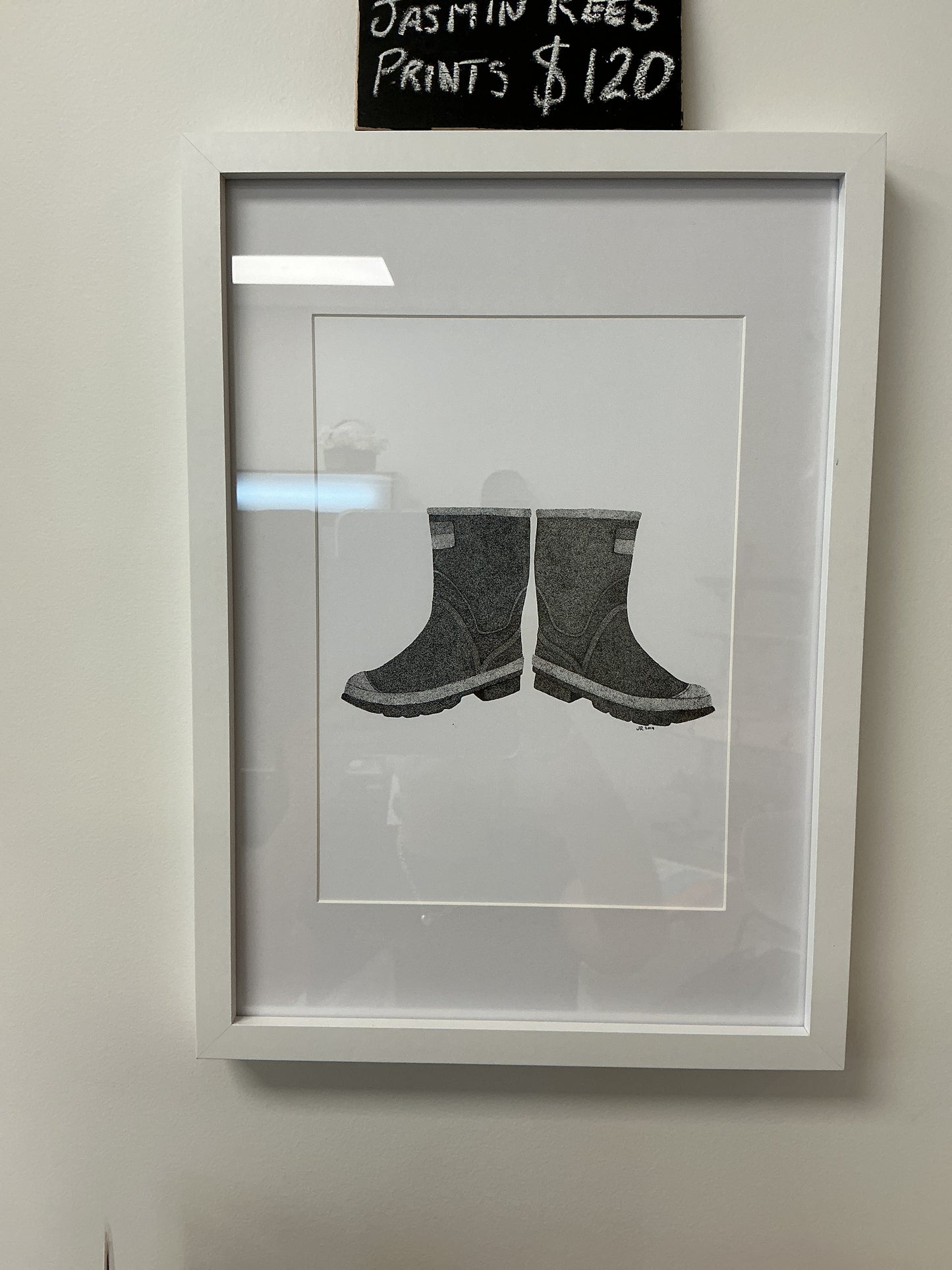 Jasmin Rees Framed Print - Gumboots