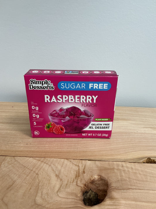 Simply Deserts Raspberry Flavoured Jelly Mix