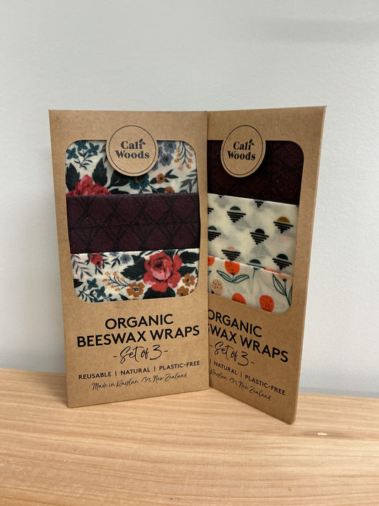 Cali Woods Beeswax Wraps Set of 3