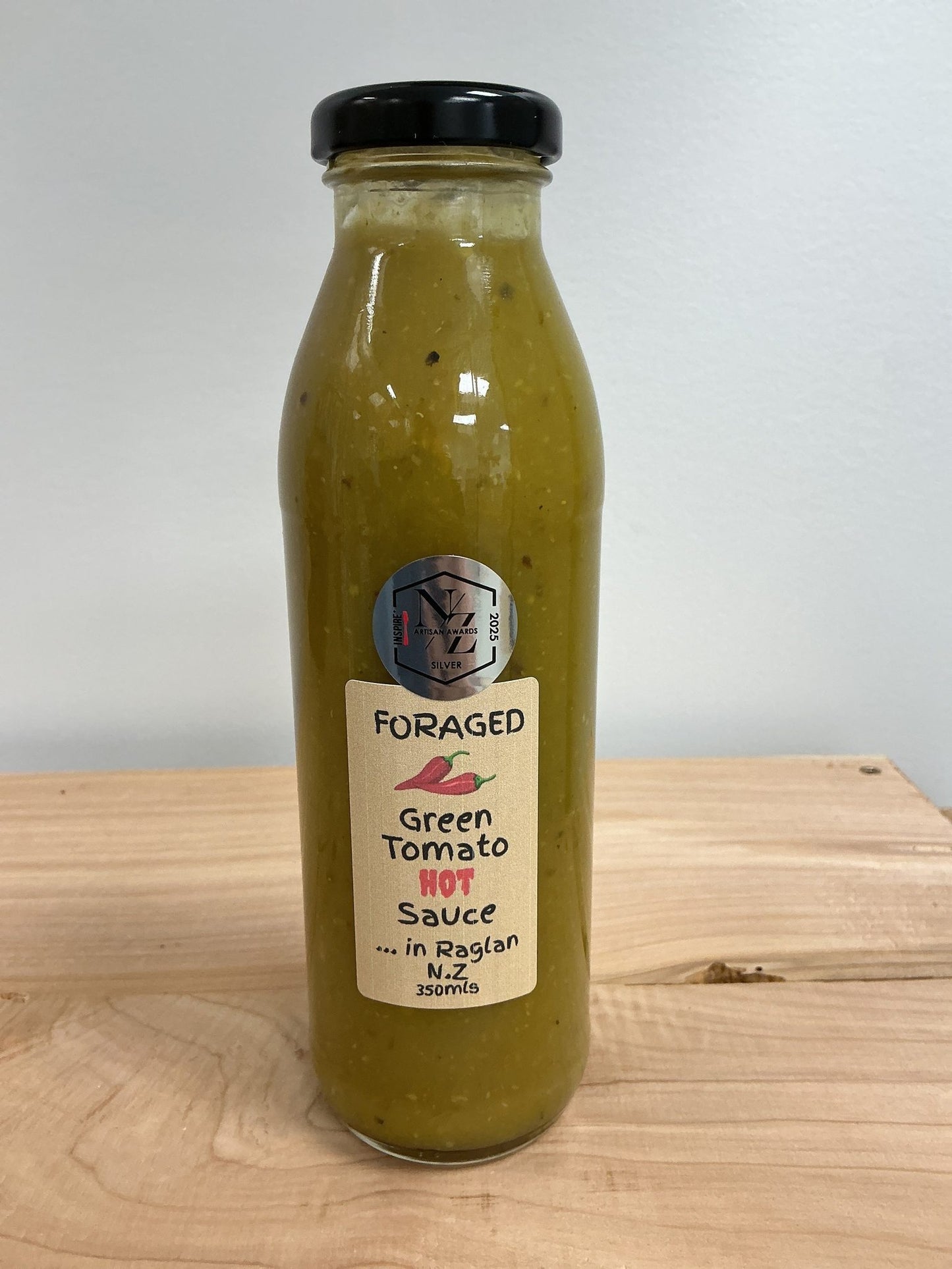 Foraged Green Tomato Hot Sauce